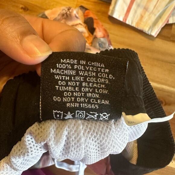 Bioworld Swim Trunks Kitten Lined Hybrid Board Shorts Drawstring - Picture 7 of 8